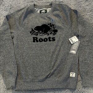 Roots Gray Women’s Crewneck Sweater